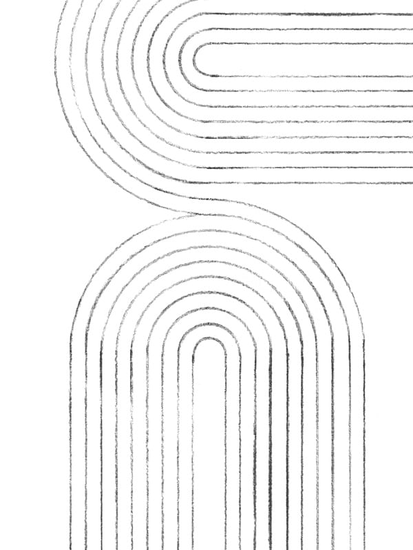 GEOMETRIC GRAY CURVED LINES