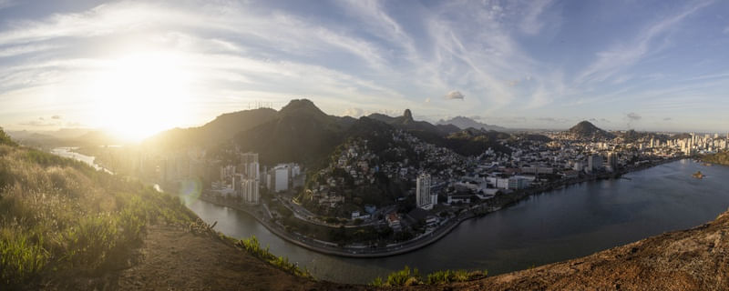 CIDADE DE VITÓRIA VISTA DO PENEDO