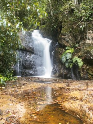 REFLEXO D'ÁGUA, CACHOEIRA.