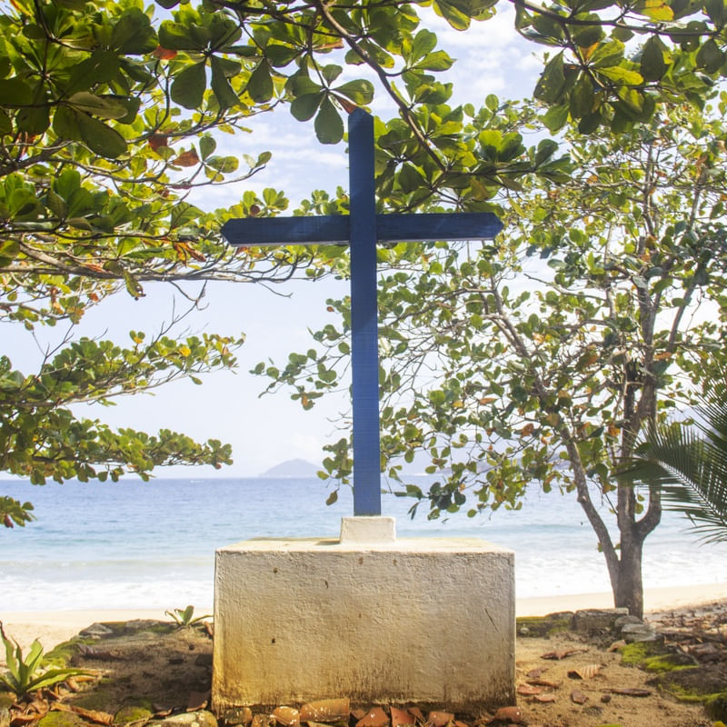 FÉ NA PRAIA, PRAIA DA PARNAIOCA - ILHA GRANDE -RJ