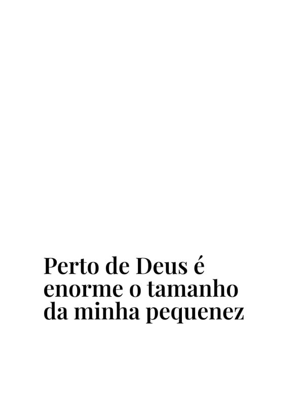 TAMANHO DE DEUS