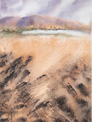 PAISAGEM ABSTRATA EM AQUARELA 02