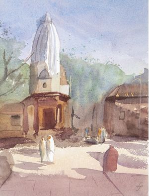 CENÁRIO URBANO EM AQUARELA