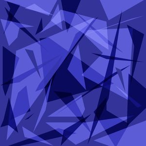 MOSAICO GEOMÉTRICO AZUL