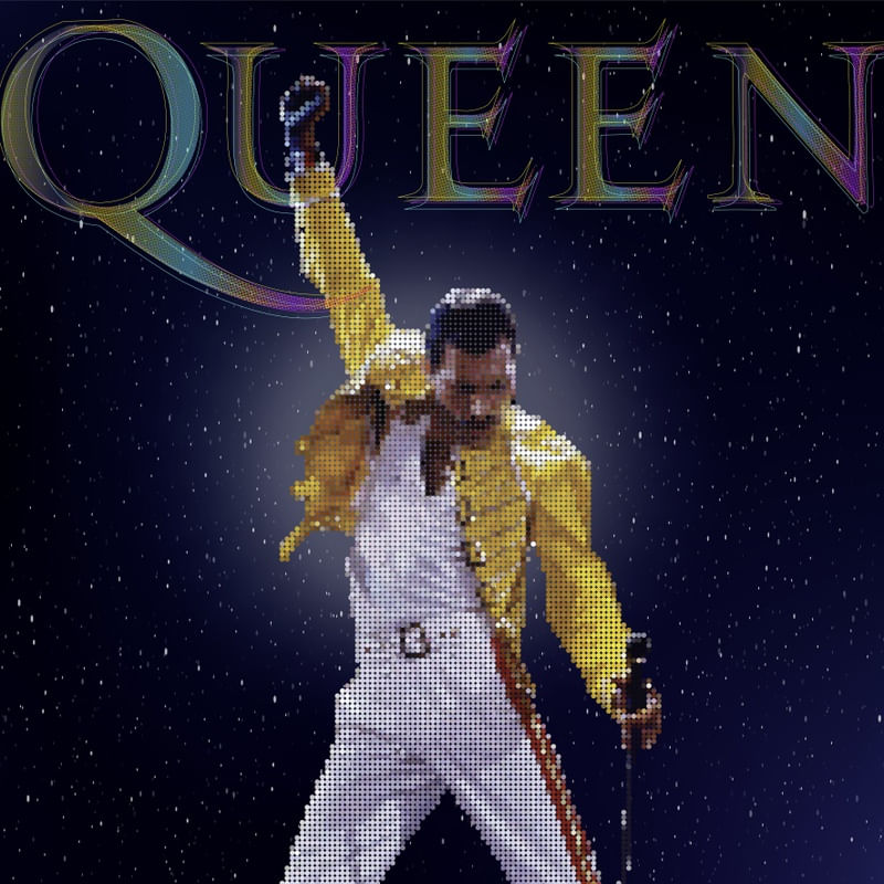 QUEEN DOTS | POP ART