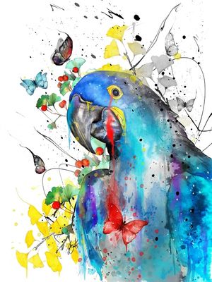 ARARA AZUL - SÉRIE: ANIMAIS EM EXTINÇÃO