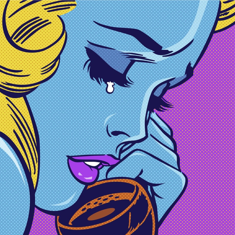 SHE CALLS ME BLUE | POP ART