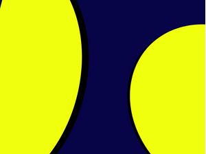 ORGANIC ABSTRACTION IN BLUE AND YELLOW 1