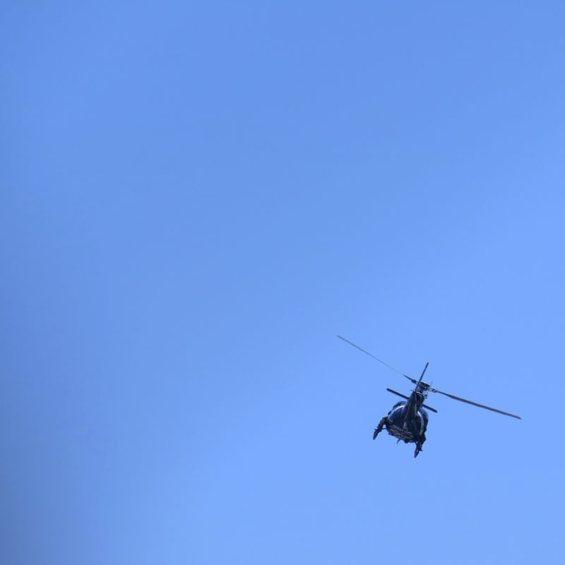 HELICÓPTERO AZUL