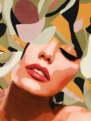 ABSTRACT WOMAN BY TAS
