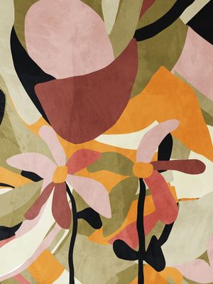 ABSTRACT FLORAL BY TAS