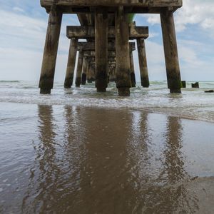 LOOKING UNDER THE PIER