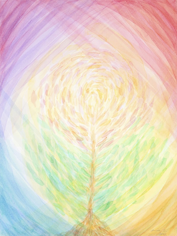 GEOMÉTRICA BOTÂNICA EM AQUARELA