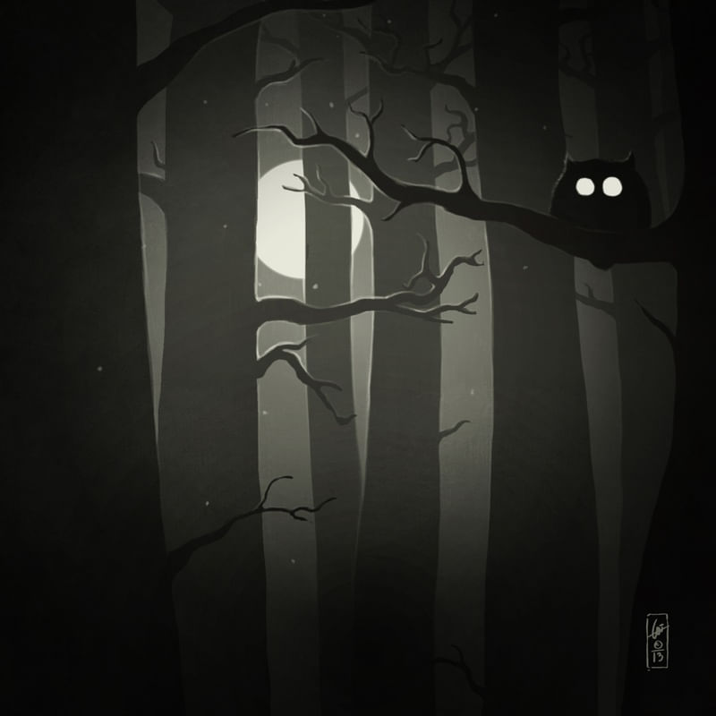 FOREST AND OWL