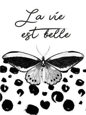 LA VIE EST BELLE MINIMALISTA