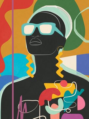 MODERN ABSTRACT WOMAN 01