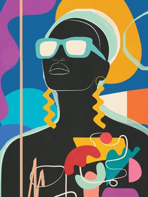 MODERN ABSTRACT WOMAN 02