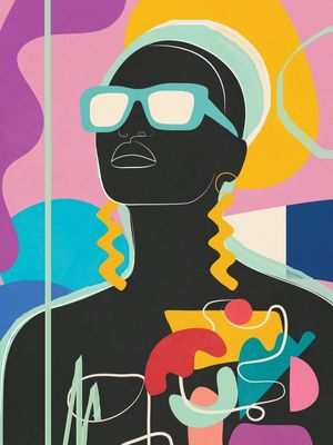 MODERN ABSTRACT WOMAN 03