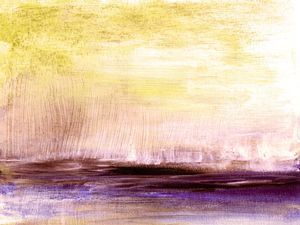 SIMPLE PROSPECT 5, MINIMALISTA ABSTRATO COLORIDO MODERNO PAISAGEM PINTURA