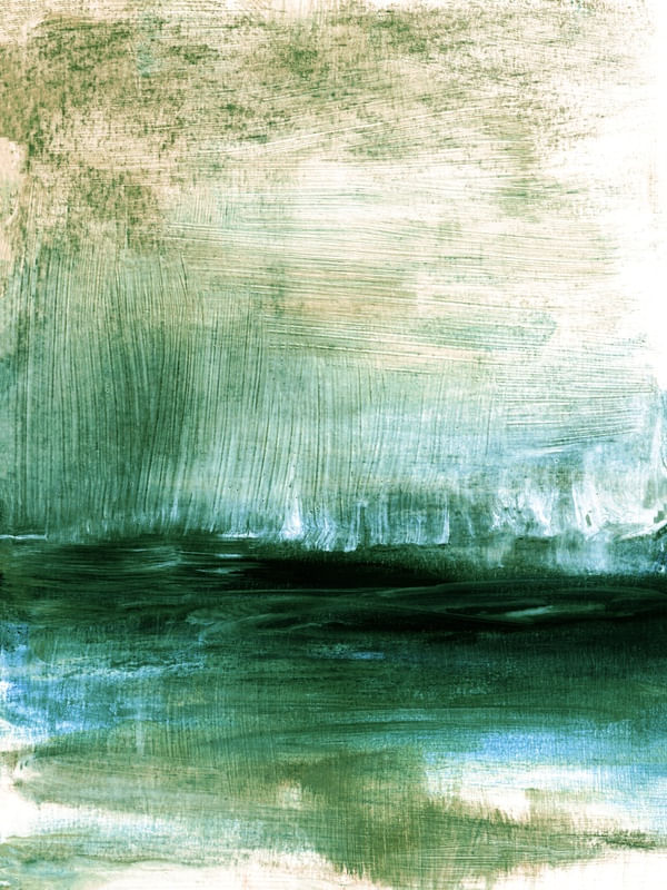 MOODY MOORS 3, ABSTRATO ORGANICO PAISAGEM ATMOSFERICO MINIMALISTA PINTURA