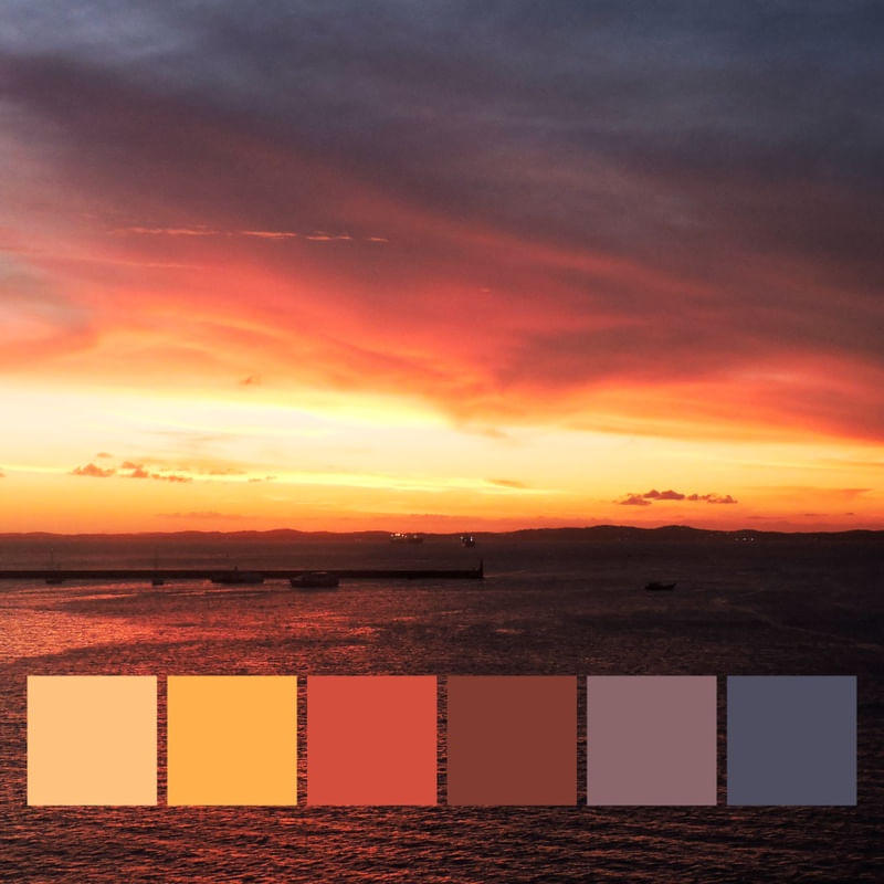 PANTONE PÔR DO SOL