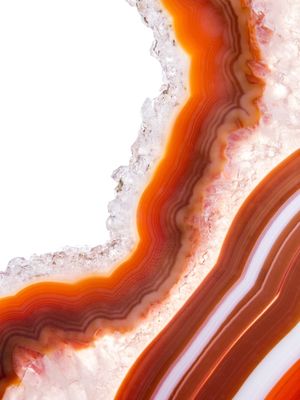 CRISTAL DE ÁGATA LARANJA VERTICAL 2