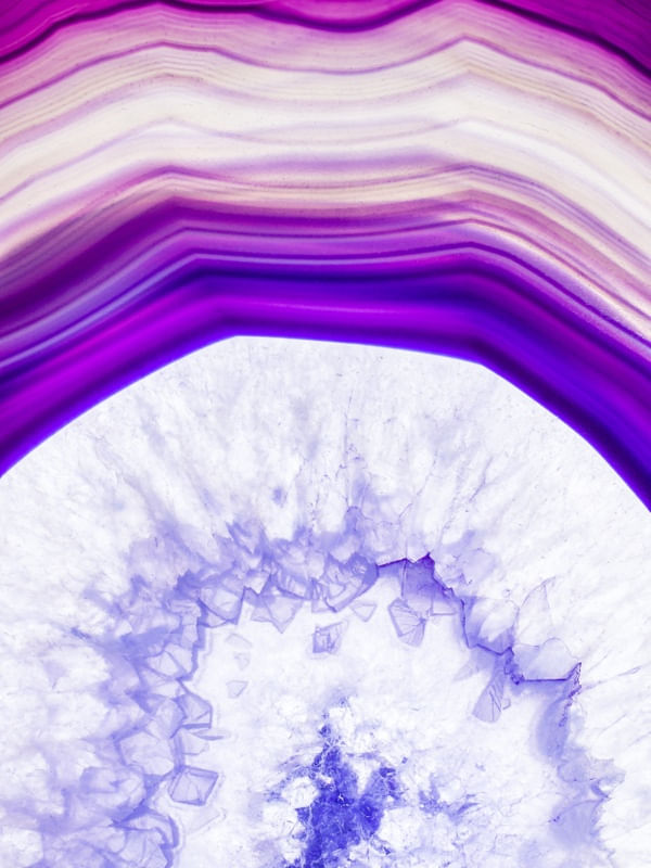 CRISTAL DE ÁGATA ROXO VERTICAL