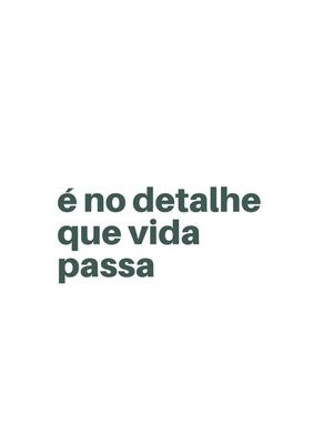 DETALHE DA VIDA