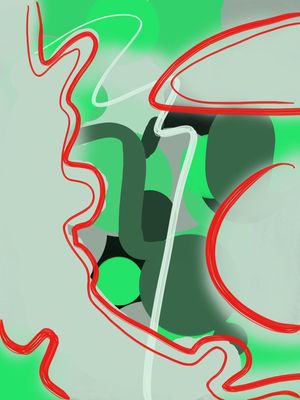 ABSTRAÇÃO EM CORES COMPLEMENTARES 1