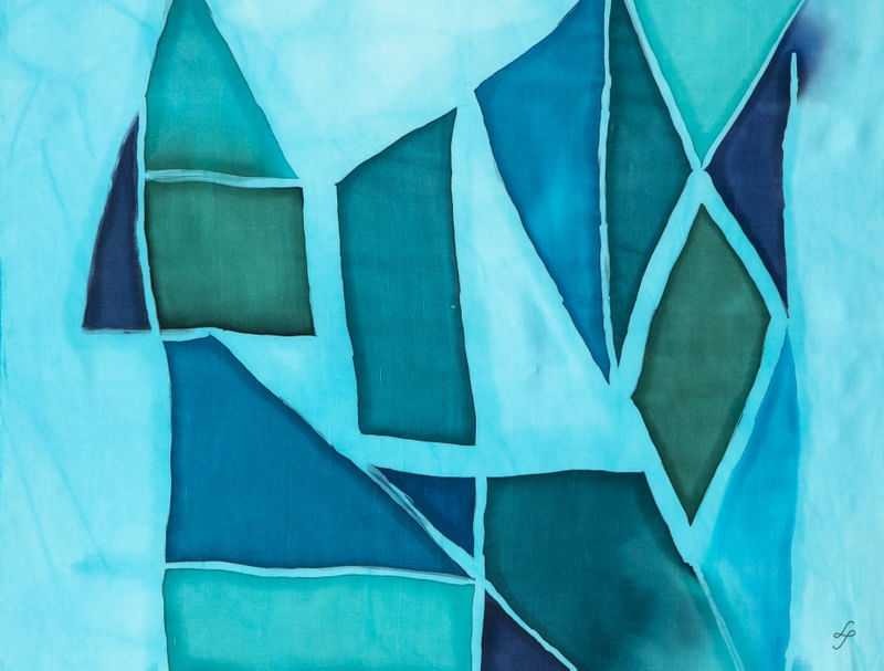 PINTURA GEOMÉTRICA EM TECIDO - 02