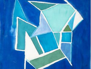 PINTURA GEOMÉTRICA EM TECIDO - 03