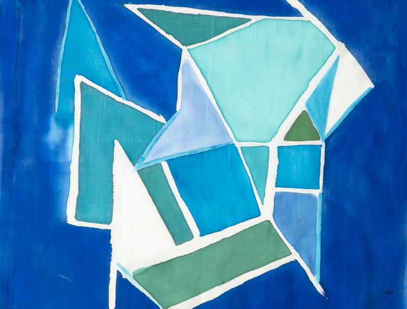 PINTURA GEOMÉTRICA EM TECIDO - 03