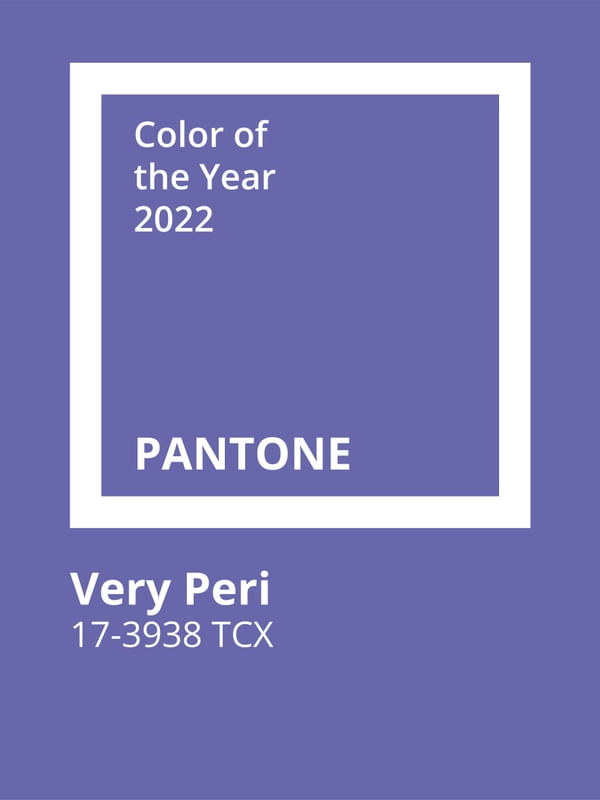 PANTONE 2022 - VERY PERI TCX