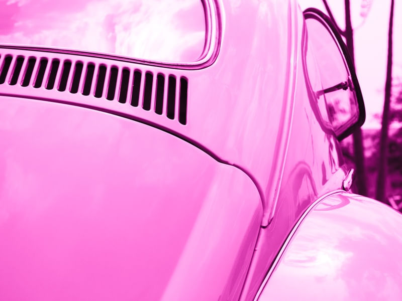 O FUSCA ROSA PANTONE