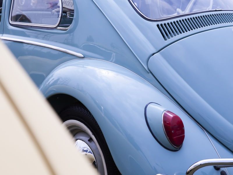 O DETALHE DO FUSCA AZUL