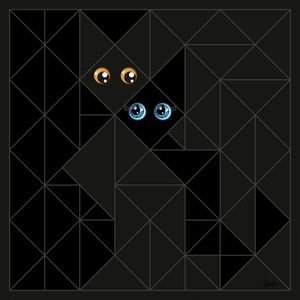 GATO E GATA_ ROMANCE GEOMÉTRICO