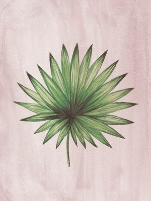 MINIMALISM GREEN LEAF
