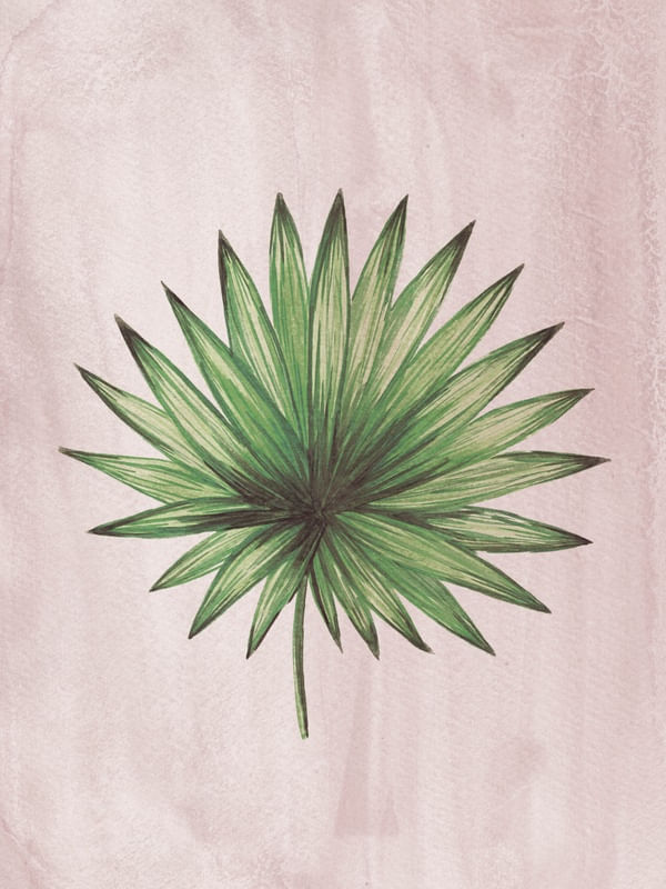 MINIMALISM GREEN LEAF
