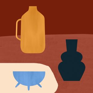 ABSTRACT ART VASE 7