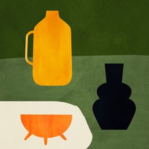 ABSTRACT ART VASE 8