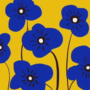 MINIMAL ABSTRACT FLOWERS 25