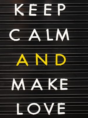 KEEP CALM - LETREIRO