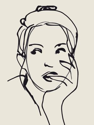 GIRL SKETCH ART 11