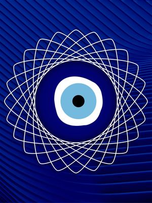 GEOMETRICO FRACTAL OLHO TURCO - 06A