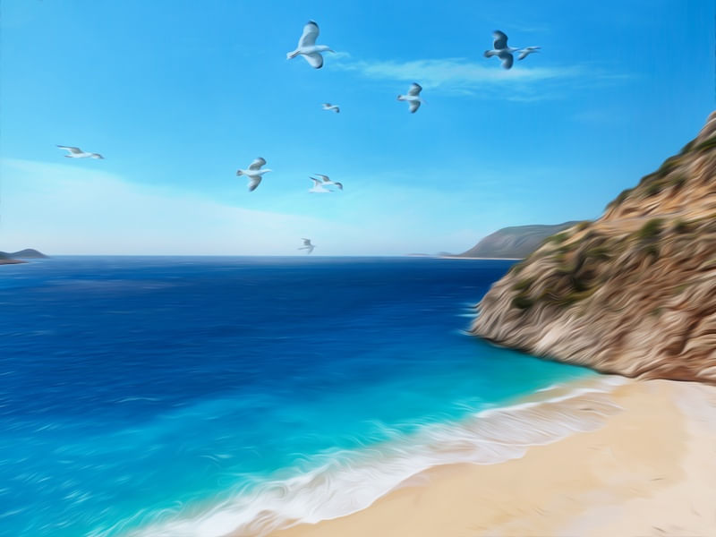 OIL PAINT DIGITAL - ILHA - 08A