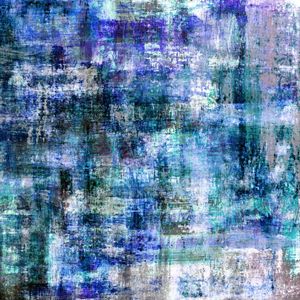GRUNGE STROKES 2, AZUL ABSTRATO QUADRADO