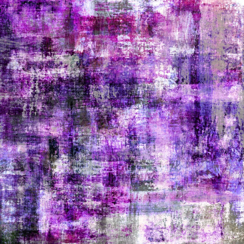 GRUNGE STROKES 4, AMETISTA ROXO ABSTRATO QUADRADO