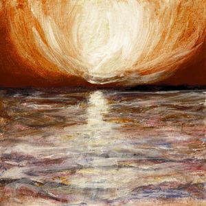 SKY ALIGHT 3, FERRUGEM LARANJA QUADRADO PAISAGEM