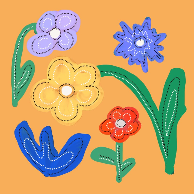 MINIMAL ABSTRACT FLOWERS 27