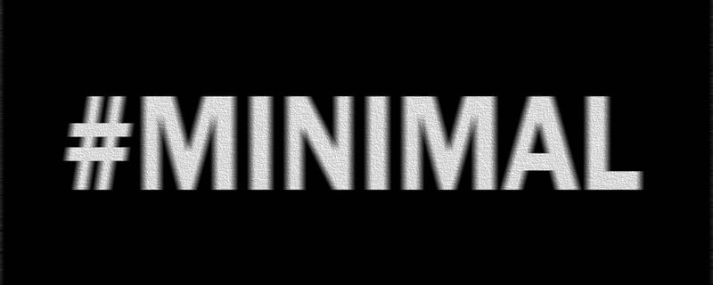 #MINIMAL TIPOGRAPH